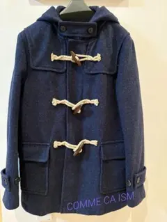COMME CA ISM ダッフルコート M ネイビー