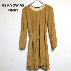 アズノウアズピンキー【美品】チュニック　長袖　オシャレ【フリーサイズ】