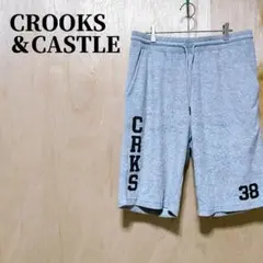 クルックスアンドキャッスルグレー ショートパンツ