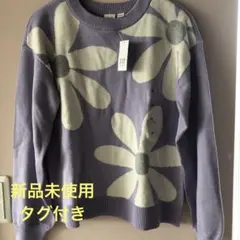 新品　未使用　タグ付き　GAP KIDS 薄紫　花柄セーター 150 CM
