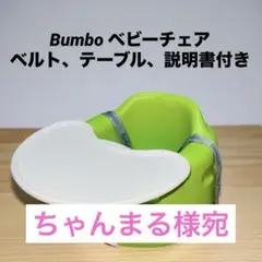 美品✨Bumbo バンボ フロアシートグリーン テーブル ベルト 取扱説明書付き
