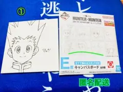 ハンターハンター ゴン キャンパスボード&ラバーマスコット（おまけあり）