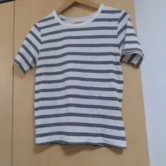 ehka sopo ボーダー リブ 半袖 Tシャツ Fサイズのサムネイル