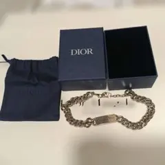クリスチャンディオール　couture チェーンリンク　ネックレス　プレート