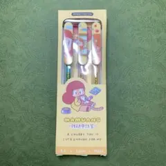 マムアンちゃん　ペン3本セット　イエロー　新品未使用