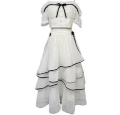 anmille アンミール ワンピース セットアップオフショルヘムレイヤード anmille アンミール ワンピース セットアップオフショルヘムレイヤード