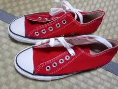 緊急値下80年代CONVERSE ALL STAR レッド スニーカー 22.0