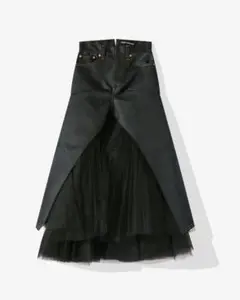 JUNYA WATANABE チュール ドッキング デニムスカート Sのサムネイル