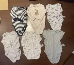 UNIQLO & H&M ベビー服、ボディースーツ、肌着６点セット 70センチ