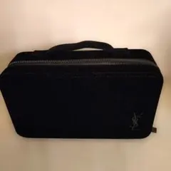 YSL BEAUTE ヴェルヴェットバニティポーチ ブラック＆リブレサンプルのサムネイル