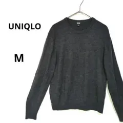 ユニクロ UNIQLO レディース　ニットセーター　M　薄手　グレー