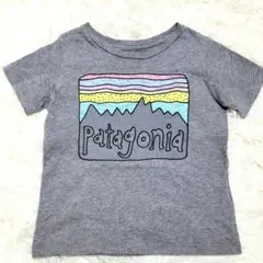 【匿名配送】patagonia　パタゴニア　半袖ロゴTシャツ　グレー　90