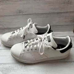 週末お値下げ　adidas スタンスミス　白x黒　25.0cm
