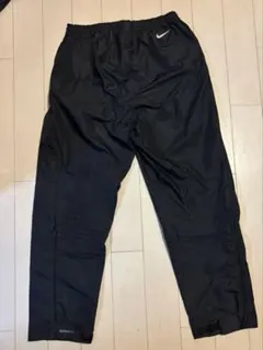 90s NIKE ナイロンパンツCLIMA-FIT刺繍スウッシュ XL