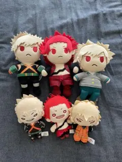 ヒロアカ　爆豪勝己　切島鋭児郎　きみのふれんず にとたん　ぬいぐるみ 6体セット