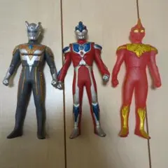 ウルトラマンフィギュア 3体セット 約13cm