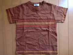 COMME CA DU MODE ブラウン Tシャツ 110A