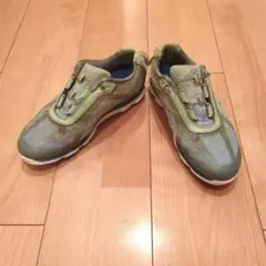 フットジョイ　グリーン メッシュ ゴルフシューズ