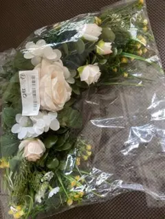 フラワーリース　結婚式のウェルカムスペースなどに