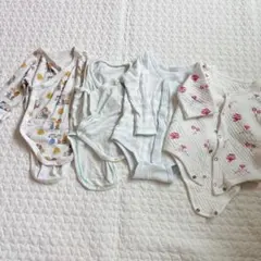 UNIQLO 70サイズ 長袖ボディスーツ4点セット