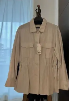 UNIQLOユニクロ リネンコットンシャツジャケット