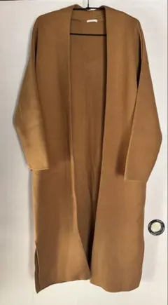 GUブラウン ロングカーディガン Mサイズ