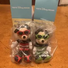 東京ディズニーリゾート ミッキー ぬいぐるみバッジ 2個セット