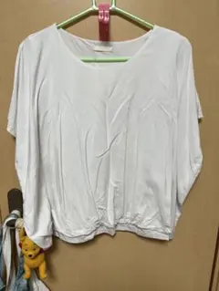 スタディオクリップ　ホワイト半袖カットソー