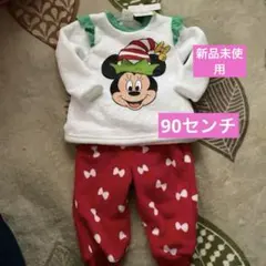 しまむら限定　ミニー　もこもこパジャマ　クリスマス