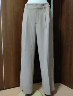レディース スラックス パンツ ベージュ