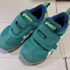 アシックス　スクスク　アイダホ Mini グリーン　　18㎝