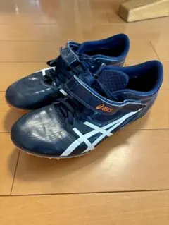 26.5センチ ASICS 陸上スパイク ネイビー×オレンジ
