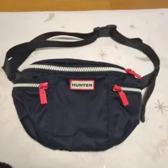 HUNTER ハンター ボディバッグ ウエストポーチ ブラック