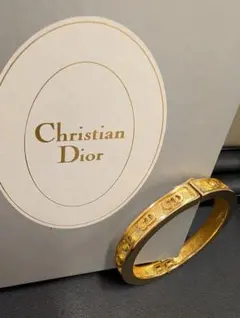希少】Christian Diorディオール カナージュデザイン バングル