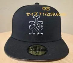 中古【ニューエラ】59FIFTYニューヨーク・メッツ☆59.6cm
