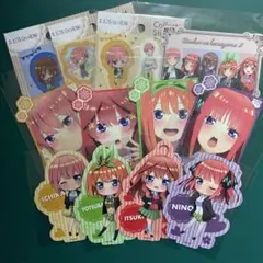 五等分の花嫁ステッカー　12枚　一花　二乃　三玖　四葉　五月
