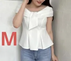 Herlipto Lily Shawl Peplum Top ブラック S - メルカリ