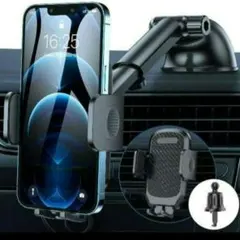 新品　スマホホルダー 車 スマホスタンド 超強力吸盤 スマホ スタンド車載