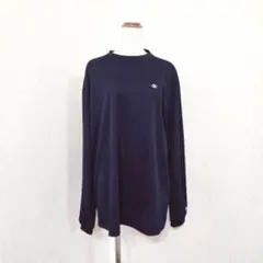 Champion USA 長袖Tシャツ ロンT ネイビー ゴールドウイン 古着