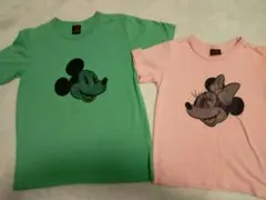 BABYDOLL ミッキー ミニー Tシャツ 2枚セット　140 110