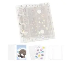 透明 シール帳 A8 ミニサイズ シールバインダー はがせる