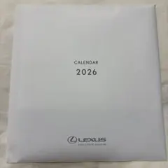 LEXUS レクサス 2026年 カレンダーのサムネイル