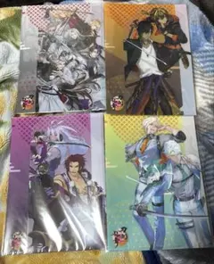 セブンイレブン　刀剣乱舞 A5クリアファイル 4枚セット