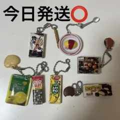 ミニチュアお菓子キーホルダー まとめ売り レトロ 食品サンプル風