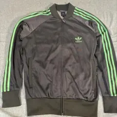 【希少】万国旗タグadidas トラックジャケットATPサイズo 緑　値下げ可能