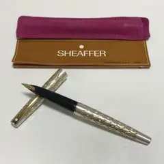 SHEAFFER 14K 刻印 万年筆 ゴールドxブラック ヴィンテージ 金 - メルカリ