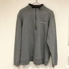 め*ん様 Columbia ハーフジップ スウェット グレー M