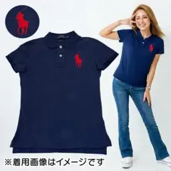 POLO Ralph Lauren 半袖ポロシャツ ビッグポニー　ネイビー