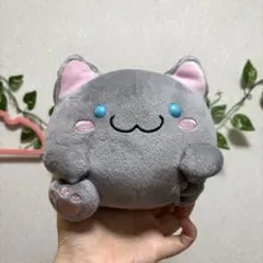 グレー 猫 ぬいぐるみ マスコット 猫club エスケイジャパン