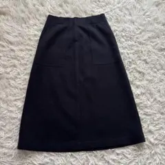 ボールジィ ニードルジャージー トラペーズスカート 黒のサムネイル